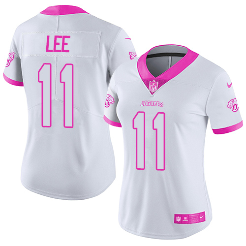 Nike Jacksonville Jaguars No11 Marqise Lee Camo Women's Stitched NFL Limited 2018 Salute to Service Jersey