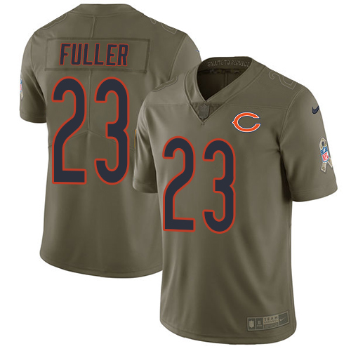 Nike Chicago Bears #23 Kyle Fuller Olive Youth Stitched NFL Limited 2017 Salute to Service Jersey