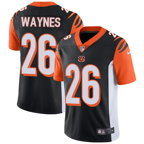 Nike Cincinnati Bengals #26 Trae Waynes Black Team Color Youth Stitched NFL Vapor Untouchable Limited Jersey