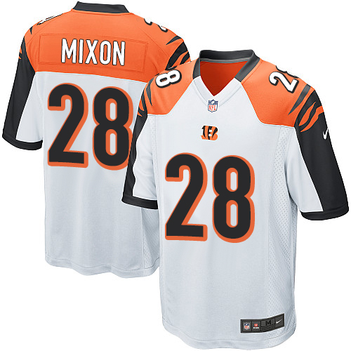 Nike Cincinnati Bengals #28 Joe Mixon White Youth Stitched NFL Elite Jersey
