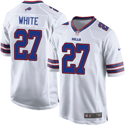 Nike Buffalo Bills #27 Tre’Davious White White Youth Stitched NFL New Elite Jersey