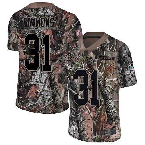 Nike Denver Broncos #31 Justin Simmons Camo Youth Stitched NFL Limited Rush Realtree Jersey