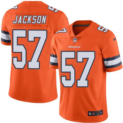 Nike Denver Broncos #57 Tom Jackson Orange Youth Stitched NFL Limited Rush Jersey