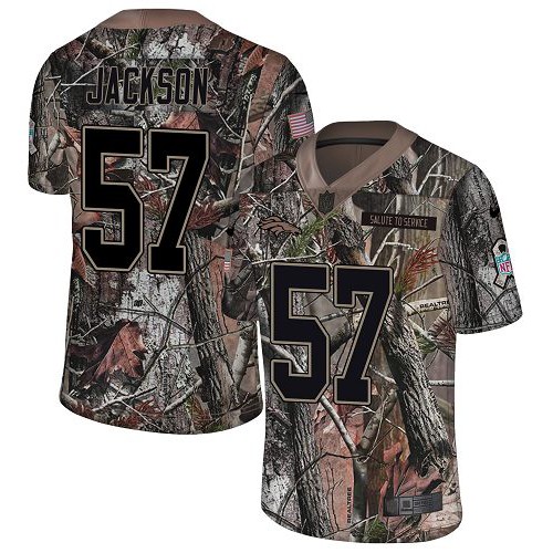 Nike Denver Broncos #57 Tom Jackson Camo Youth Stitched NFL Limited Rush Realtree Jersey
