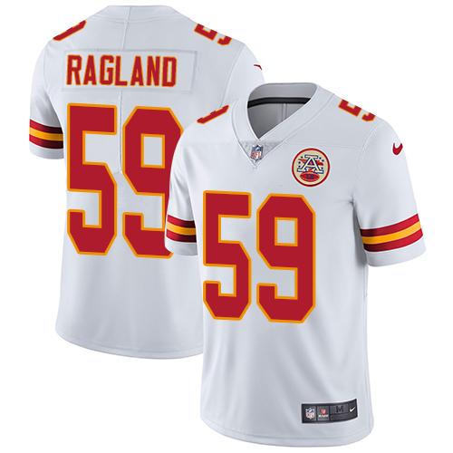 Nike Kansas City Chiefs #59 Reggie Ragland White Youth Stitched NFL Vapor Untouchable Limited Jersey