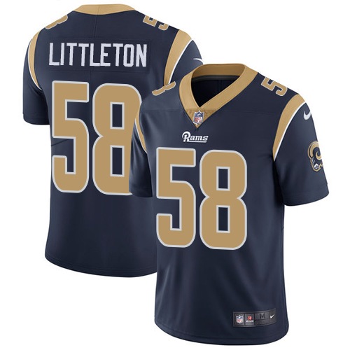 Nike Los Angeles Rams No58 Cory Littleton Royal Blue Alternate Super Bowl LIII Bound Women's Stitched NFL Vapor Untouchable Limited Jersey