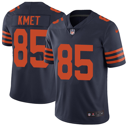 Nike Chicago Bears No85 Cole Kmet Navy Blue Team Color Men's Stitched NFL Vapor Untouchable Elite Jersey
