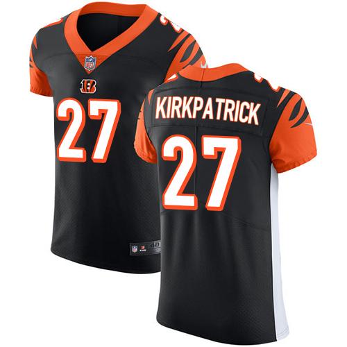 Nike Cincinnati Bengals #27 Dre Kirkpatrick Black Team Color Men’s Stitched NFL Vapor Untouchable Elite Jersey