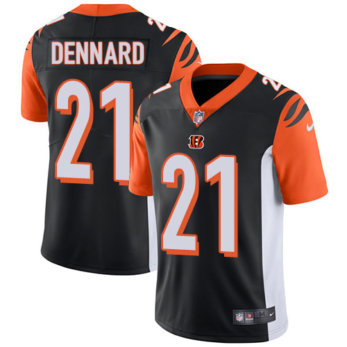 Nike Cincinnati Bengals #21 Darqueze Dennard Black Team Color Men’s Stitched NFL Vapor Untouchable Limited Jersey