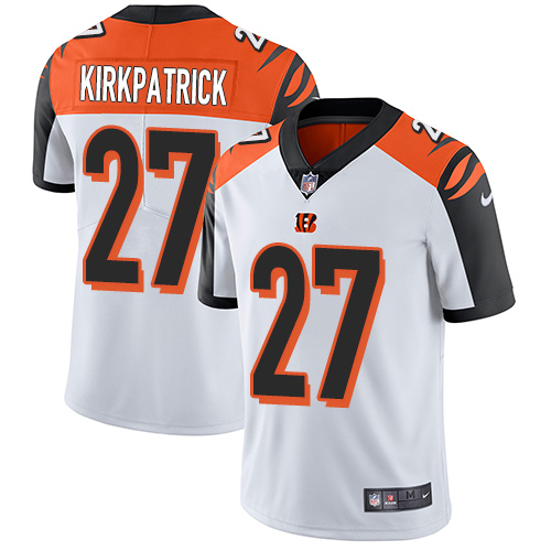 Nike Cincinnati Bengals #27 Dre Kirkpatrick White Men’s Stitched NFL Vapor Untouchable Limited Jersey
