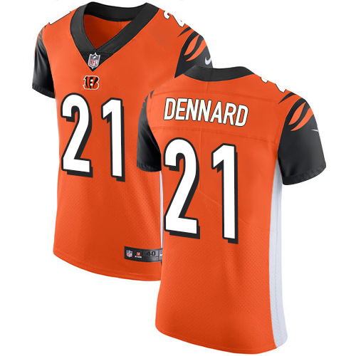 Nike Cincinnati Bengals #21 Darqueze Dennard Orange Alternate Men’s Stitched NFL Vapor Untouchable Elite Jersey