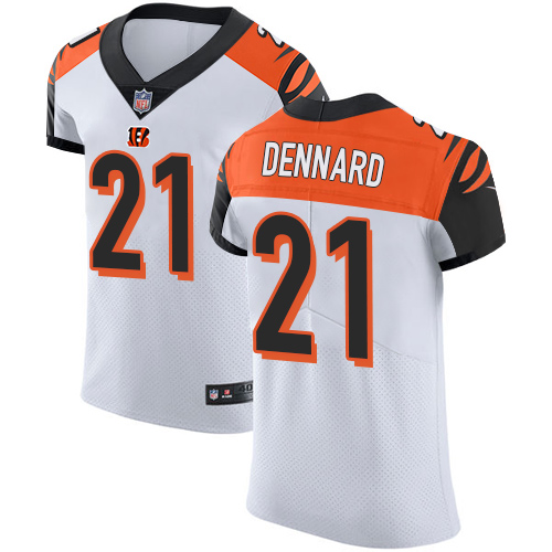 Nike Cincinnati Bengals #21 Darqueze Dennard White Men’s Stitched NFL Vapor Untouchable Elite Jersey