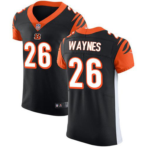 Nike Cincinnati Bengals #26 Trae Waynes Black Team Color Men’s Stitched NFL Vapor Untouchable Elite Jersey