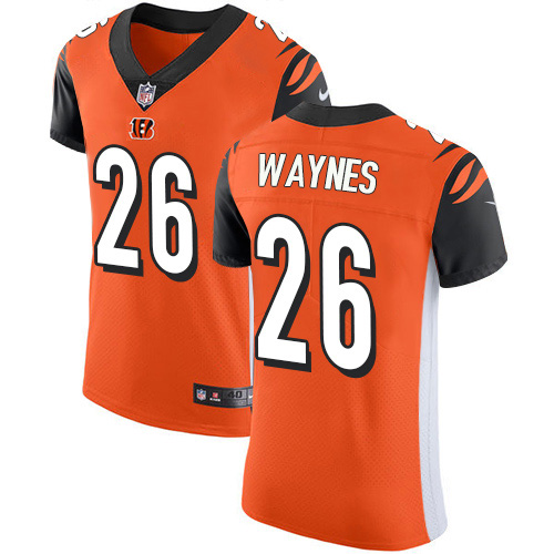 Nike Cincinnati Bengals #26 Trae Waynes Orange Alternate Men’s Stitched NFL New Elite Jersey
