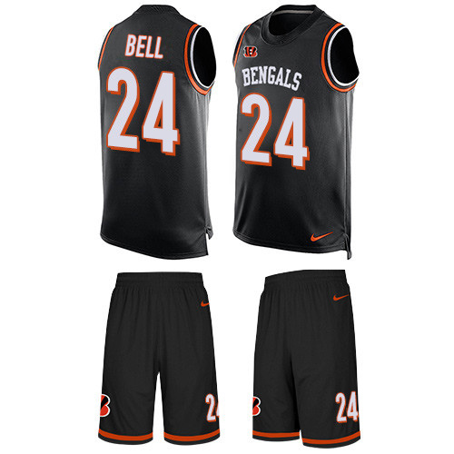 Nike Cincinnati Bengals #24 Vonn Bell Black Team Color Men’s Stitched NFL Limited Tank Top Suit Jersey