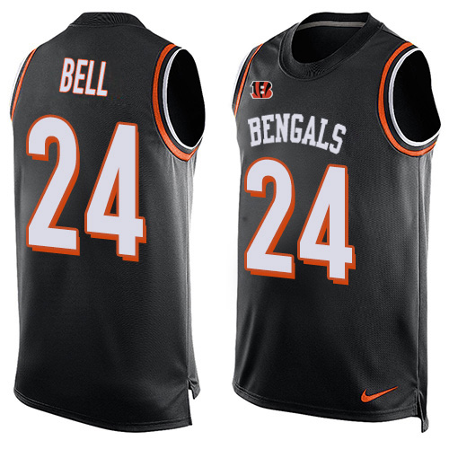 Nike Cincinnati Bengals #24 Vonn Bell Black Team Color Men’s Stitched NFL Limited Tank Top Jersey