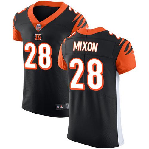 Nike Cincinnati Bengals #28 Joe Mixon Black Team Color Men’s Stitched NFL Vapor Untouchable Elite Jersey