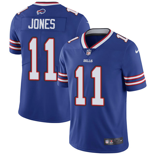 Nike Buffalo Bills #11 Zay Jones Royal Blue Team Color Men’s Stitched NFL Vapor Untouchable Limited Jersey