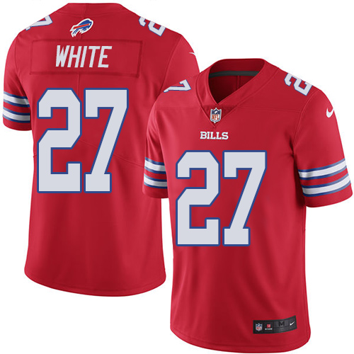 Nike Buffalo Bills #27 Tre’Davious White Red Men’s Stitched NFL Limited Rush Jersey