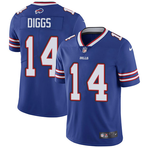 Nike Buffalo Bills #14 Stefon Diggs Royal Blue Team Color Men’s Stitched NFL Vapor Untouchable Limited Jersey