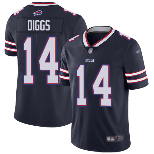 Nike Buffalo Bills #14 Stefon Diggs Navy Men’s Stitched NFL Limited Inverted Legend Jersey