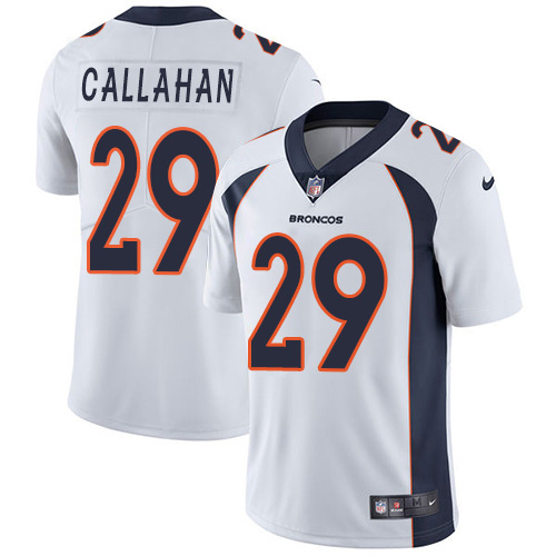 Nike Denver Broncos #29 Bryce Callahan White Men’s Stitched NFL Vapor Untouchable Limited Jersey