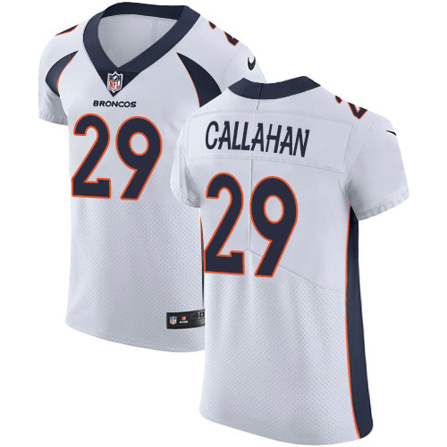 Nike Denver Broncos #29 Bryce Callahan White Men’s Stitched NFL Vapor Untouchable Elite Jersey