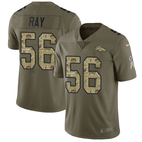 Nike Denver Broncos #56 Shane Ray Olive/Camo Men’s Stitched NFL Limited 2017 Salute To Service Jersey