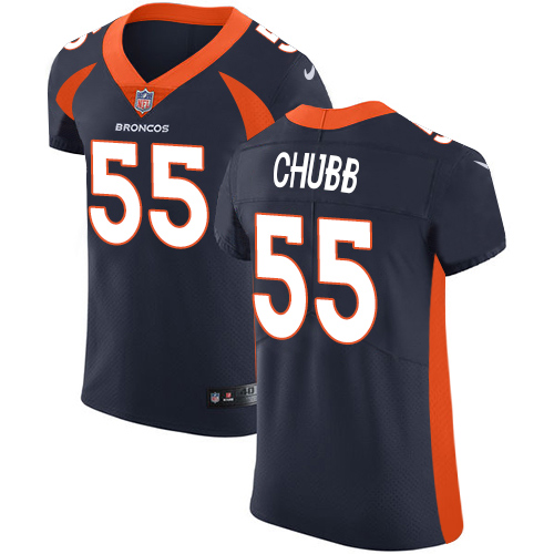 Nike Denver Broncos #55 Bradley Chubb Navy Blue Alternate Men’s Stitched NFL Vapor Untouchable Elite Jersey