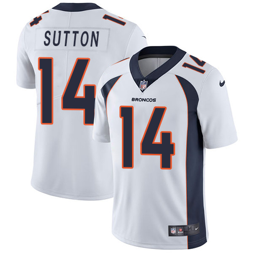 Nike Denver Broncos No14 Courtland Sutton Orange Team Color Women's Stitched NFL Vapor Untouchable Limited Jersey