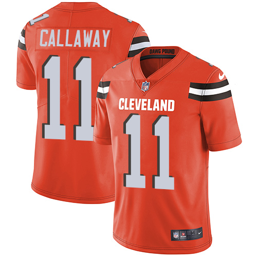 Nike Cleveland Browns #11 Antonio Callaway Orange Alternate Men’s Stitched NFL Vapor Untouchable Limited Jersey