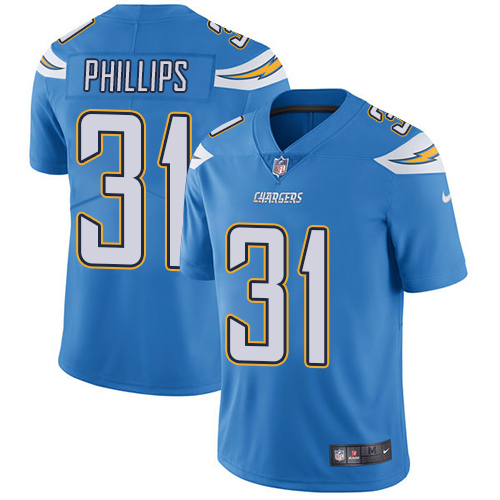 Nike Los Angeles Chargers #31 Adrian Phillips Electric Blue Alternate Men’s Stitched NFL Vapor Untouchable Limited Jersey