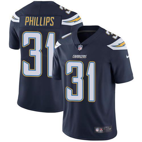 Nike Los Angeles Chargers #31 Adrian Phillips Navy Blue Team Color Men’s Stitched NFL Vapor Untouchable Limited Jersey