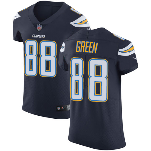 Nike Los Angeles Chargers #88 Virgil Green Navy Blue Team Color Men’s Stitched NFL Vapor Untouchable Elite Jersey