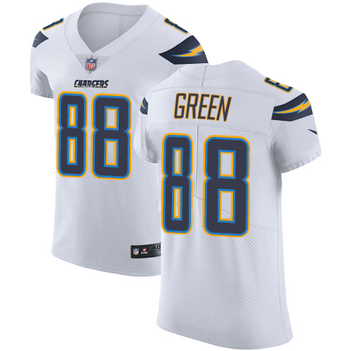 Nike Los Angeles Chargers #88 Virgil Green White Men’s Stitched NFL Vapor Untouchable Elite Jersey