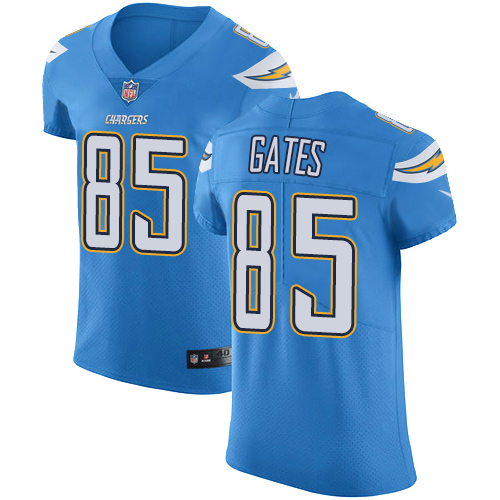 Nike Los Angeles Chargers #85 Antonio Gates Electric Blue Alternate Men’s Stitched NFL Vapor Untouchable Elite Jersey