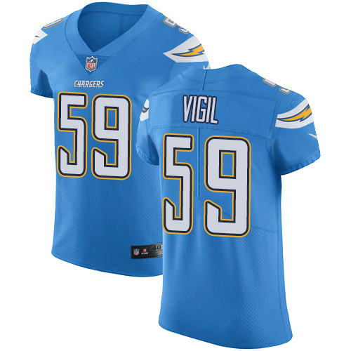 Nike Los Angeles Chargers #59 Nick Vigil Electric Blue Alternate Men’s Stitched NFL New Elite Jersey