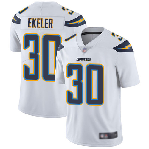 Nike Los Angeles Chargers #30 Austin Ekeler White Men’s Stitched NFL Vapor Untouchable Limited Jersey