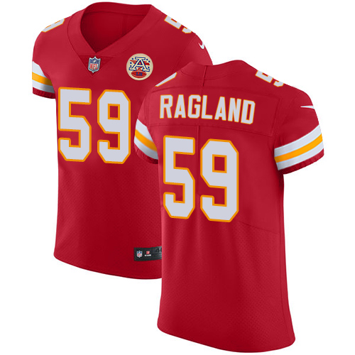 Nike Kansas City Chiefs #59 Reggie Ragland Red Team Color Men’s Stitched NFL Vapor Untouchable Elite Jersey