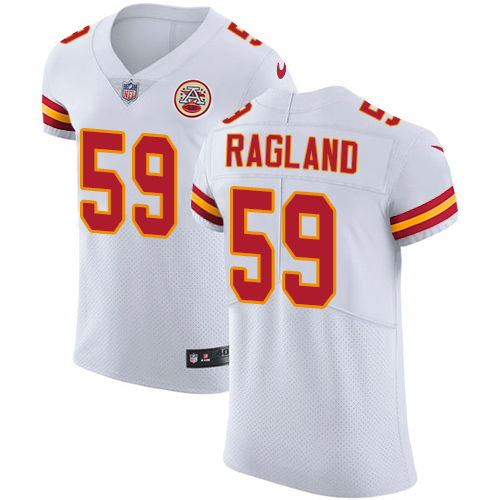 Nike Kansas City Chiefs #59 Reggie Ragland White Men’s Stitched NFL Vapor Untouchable Elite Jersey