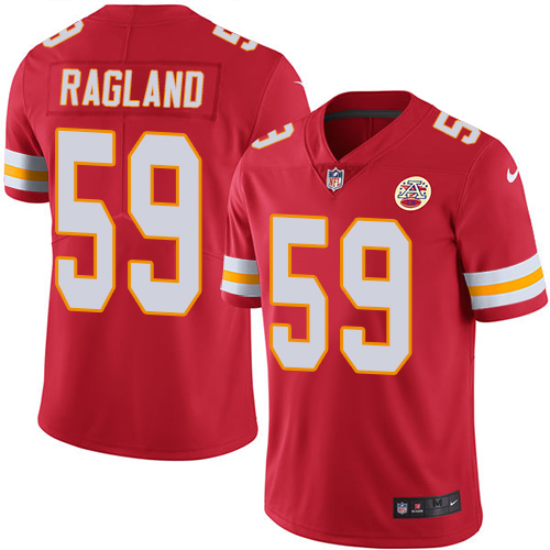 Nike Kansas City Chiefs #59 Reggie Ragland Red Team Color Men’s Stitched NFL Vapor Untouchable Limited Jersey