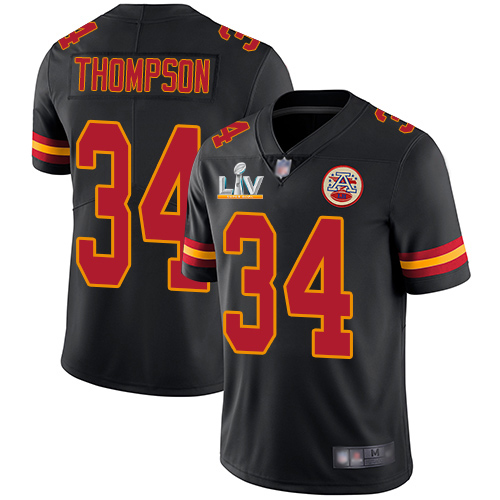 Nike Kansas City Chiefs No34 Darwin Thompson Camo Youth Super Bowl LV Bound Stitched NFL Limited 2019 Salute To Service Jersey