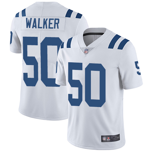 Nike Indianapolis Colts #50 Anthony Walker White Men’s Stitched NFL Vapor Untouchable Limited Jersey
