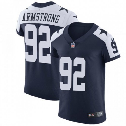 Nike Dallas Cowboys No92 Dorance Armstrong Navy Blue Team Color Men's Stitched With Established In 1960 Patch NFL Vapor Untouchable Elite Jersey