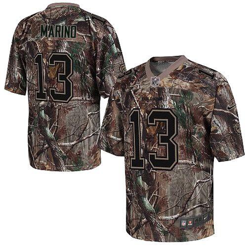 Nike Miami Dolphins #13 Dan Marino Camo Men’s Stitched NFL Realtree Elite Jersey