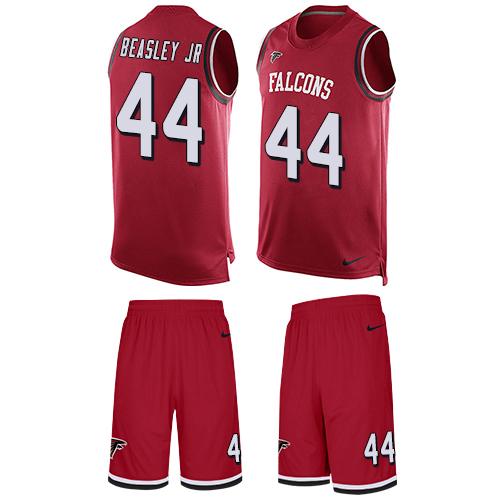 Nike Atlanta Falcons #44 Vic Beasley Jr Red Team Color Men’s Stitched NFL Limited Tank Top Suit Jersey