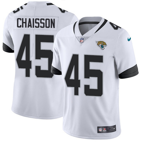 Nike Jacksonville Jaguars #45 K’Lavon Chaisson White Men’s Stitched NFL Vapor Untouchable Limited Jersey