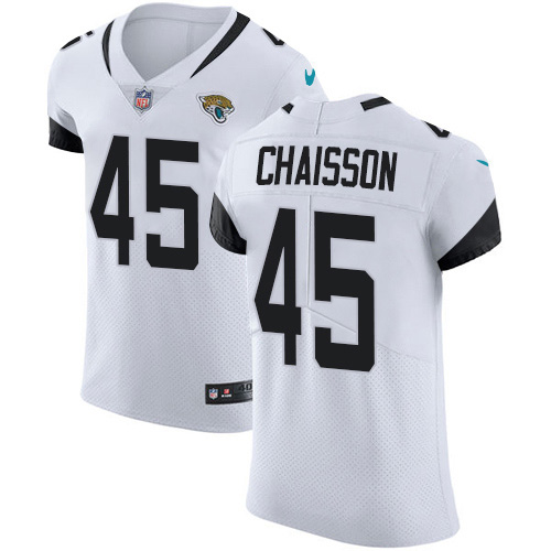 Nike Jacksonville Jaguars #45 K’Lavon Chaisson White Men’s Stitched NFL New Elite Jersey