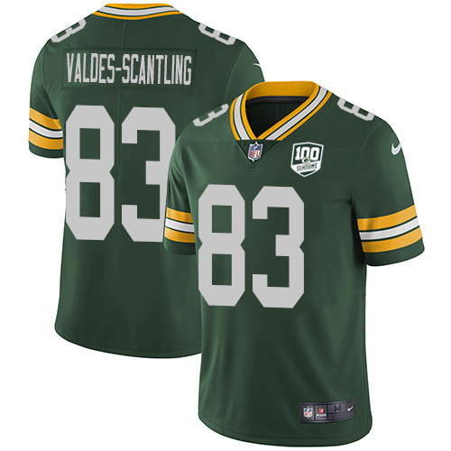 Nike Green Bay Packers No83 Marquez Valdes-Scantling White Women's Stitched NFL Vapor Untouchable Limited Jersey