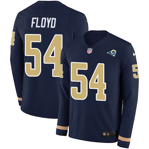 Nike Los Angeles Rams #54 Leonard Floyd Navy Blue Team Color Men’s Stitched NFL Limited Therma Long Sleeve Jersey